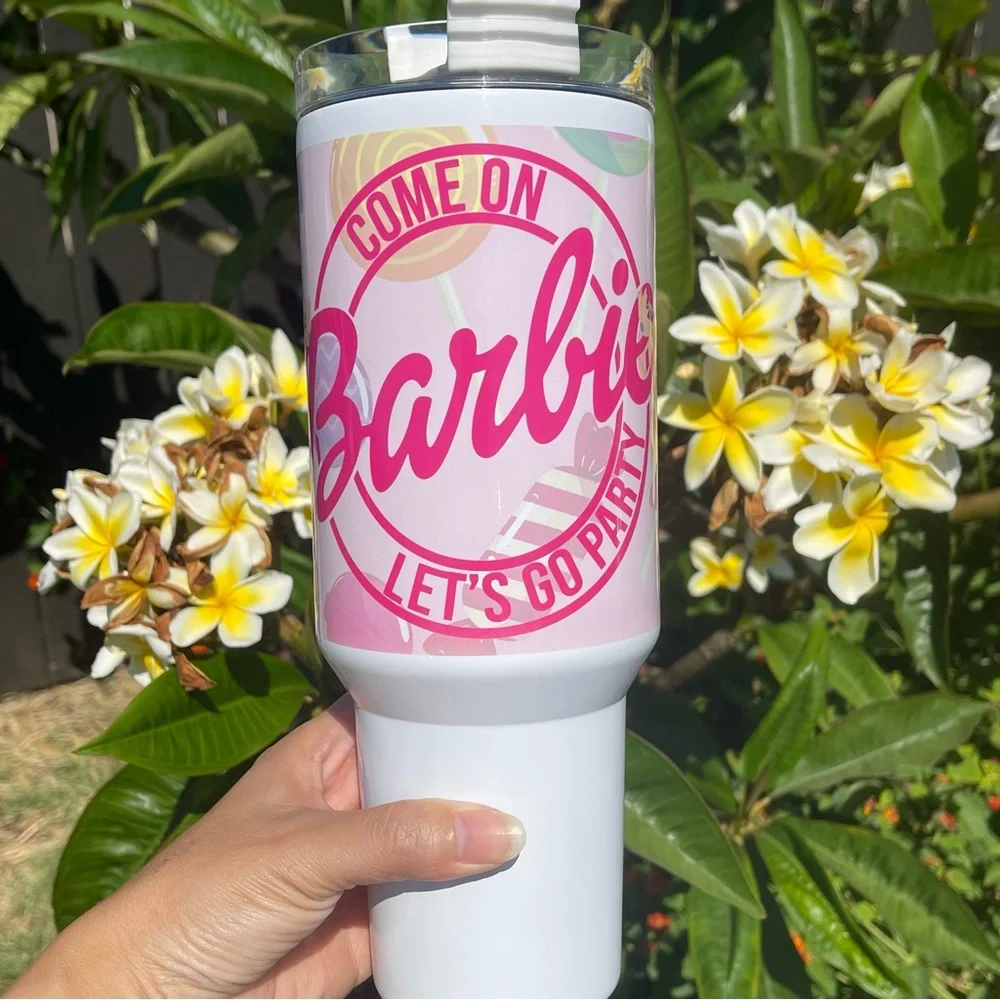 Disney Belle,Winnie the pooh,Barbie,SuperMario,Hello Kitty 40 oz Tumbler… - Picture 8 of 16